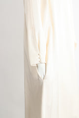 Vintage Peggy Jennings Saks Fifth Ave Silk Opera Coat on Mannequin pocket at Recess LA