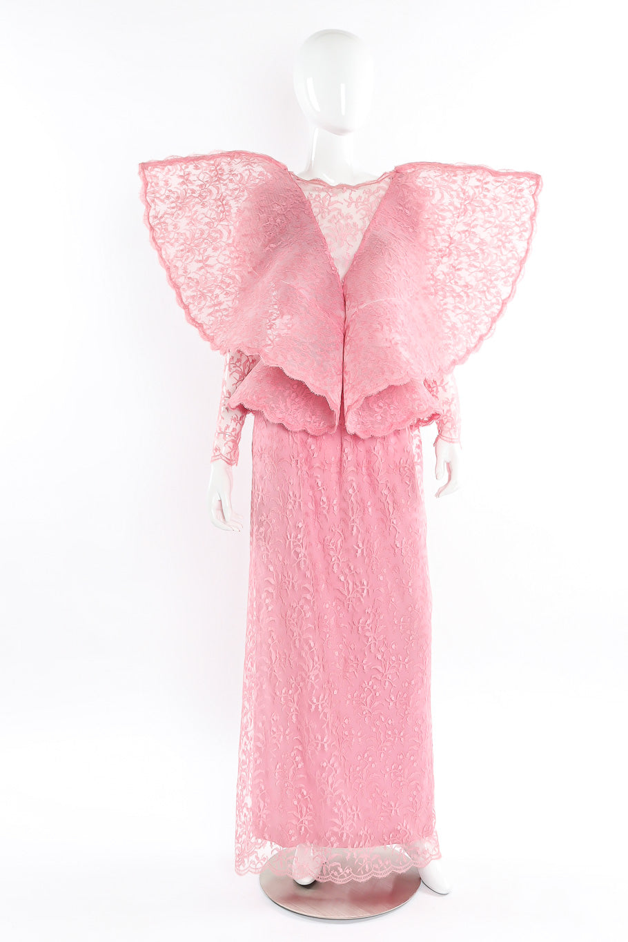 Gorgeous Haute Couture Gown by Pierre Cardin 1987 Front View. @recessla