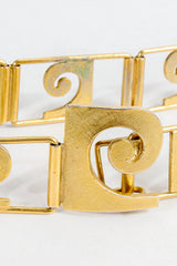 Vintage Pierre Cardin Monogram P Link Chain Belt P buckle at Recess Los Angeles