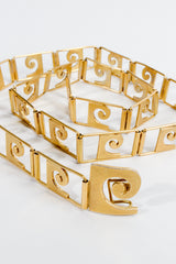 Vintage Pierre Cardin Monogram P Link Chain Belt at Recess Los Angeles