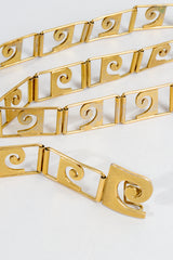 Vintage Pierre Cardin Monogram P Link Chain Belt at Recess Los Angeles