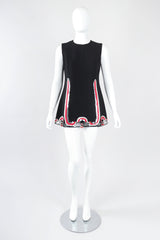 Recess Los Angeles Designer Consignment Resale Recycle Vintage Pierre Jean Rapin Sequin Hem Tunic Shift Dress