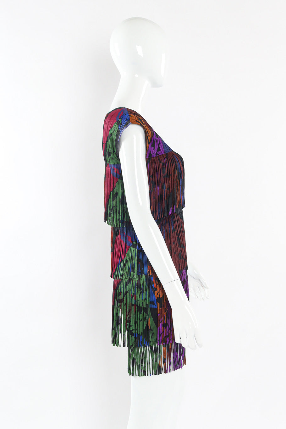 Pleated tank top from Pleats Please by Issey Miyake mannequin side @recessla
