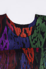 Pleated tank top from Pleats Please by Issey Miyake neckline @recessla