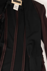 Vintage Plein Sud Mocha Shawl Fringe Jacket reverse side @ Recess Los Angeles