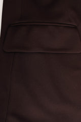 Vintage Plein Sud Mocha Shawl Fringe Jacket flap pocket @ Recess Los Angeles