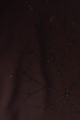 Vintage Plein Sud Leaf Stem Rhinestone Dress rhinestone hem @ Recess Los Angeles