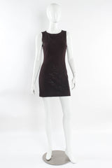 Vintage Plein Sud Leaf Stem Rhinestone Dress mannequin front @ Recess Los Angeles