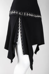 Recess Los Angeles Vintage Plein Sud Ultra High Waist Hook & Eye Flip Skirt