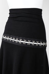 Recess Los Angeles Vintage Plein Sud Ultra High Waist Hook & Eye Flip Skirt