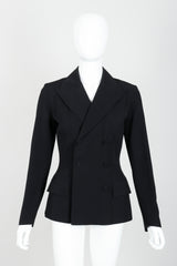 Vintage Plein Sud Open Back Blazer Front at Recess LA
