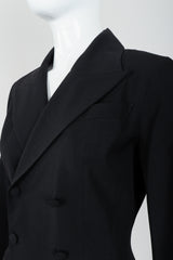 Vintage Plein Sud Open Back Blazer Angle at Recess LA