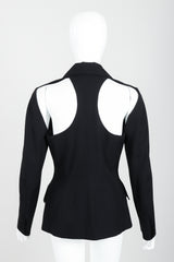 Vintage Plein Sud Open Back Blazer Back at Recess LA