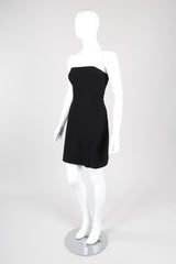Recess Los Angeles Vintage Plein Sud 90s Minimal Strapless Minidress