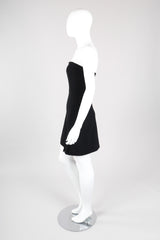 Recess Los Angeles Vintage Plein Sud 90s Minimal Strapless Minidress