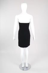 Recess Los Angeles Vintage Plein Sud 90s Minimal Strapless Minidress