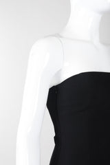 Recess Los Angeles Vintage Plein Sud 90s Minimal Strapless Minidress