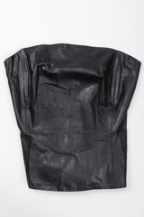 Recess Los Angeles Vintage Plein Sud 90s Strapless Leather Bustier Corset Tube Top