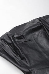 Recess Los Angeles Vintage Plein Sud 90s Strapless Leather Bustier Corset Tube Top