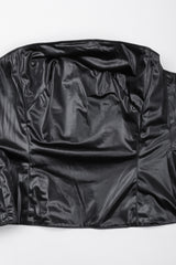 Recess Los Angeles Vintage Plein Sud 90s Strapless Leather Bustier Corset Tube Top