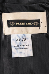 Recess Los Angeles Vintage Plein Sud Leather Choker Neck Strap Vest