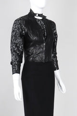 Recess Los Angeles Vintage Plein Sud Leather Choker Neck Strap Vest