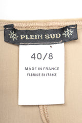 Recess Designer Consignment Vintage Plein Sud Stretch Velour Catsuit Jumpsuit Los Angeles Resale