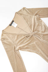 Recess Designer Consignment Vintage Plein Sud Stretch Velour Catsuit Jumpsuit Los Angeles Resale