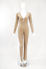 Recess Designer Consignment Vintage Plein Sud Stretch Velour Catsuit Jumpsuit Los Angeles Resale