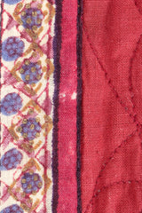 Vintage Pool India Cotton Gauze Quilted Yoke Dress war to front yoke