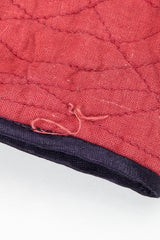 Vintage Pool India Cotton Gauze Quilted Yoke Dress loose threads at hem