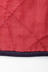 Vintage Pool India Cotton Gauze Quilted Yoke Dress quilting detail