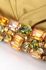 Recess Los Angeles Vintage Prada Jeweled Satin Frame Evening Clutch