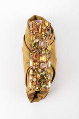 Recess Los Angeles Vintage Prada Jeweled Satin Frame Evening Clutch