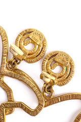 Vintage Premier Etage Starfish Hoop Earrings signature cartouche at Recess Los Angeles