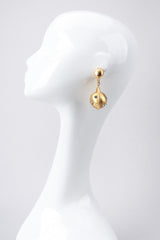 Recess Los Angeles Vintage Prince Kamy Yar Brushed Saturn Hoop Earrings