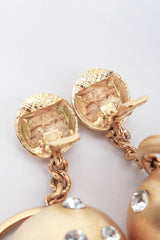 Recess Los Angeles Vintage Prince Kamy Yar Brushed Saturn Hoop Earrings