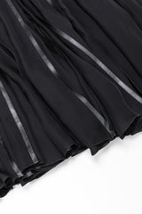 Recess Los Angeles Vintage Ralph Lauren Collection A/W 2013 Runway Pleated Leather Strip Gown