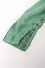 Recess Los Angeles Vintage Ralph Laurent Purple Label One-Shoulder Draped Silk Gown