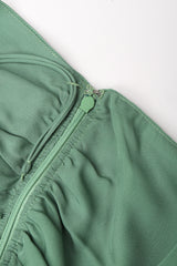 Recess Los Angeles Vintage Ralph Laurent Purple Label One-Shoulder Draped Silk Gown