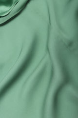 Recess Los Angeles Vintage Ralph Laurent Purple Label One-Shoulder Draped Silk Gown