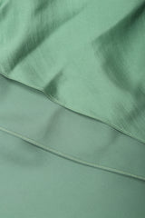 Recess Los Angeles Vintage Ralph Laurent Purple Label One-Shoulder Draped Silk Gown