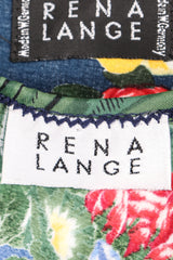 Recess Los Angeles Designer Consignment Vintage Rena Lange Four-Piece Floral Plaid Phumzile Mlambo-Ngcuka Portrait Ensemble