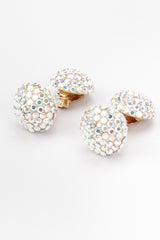 Recess Los Angeles Vintage Richard Kerr Swarovski AB Aurora Borealis Crystal Kiss Drop Earrings