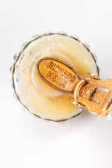 Recess Los Angeles Vintage Richard Kerr Swarovski AB Aurora Borealis Crystal Kiss Drop Earrings