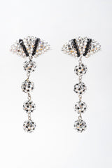Recess Los Angeles Vintage Richard Kerr Crystal Soccer Fan Drop Earrings
