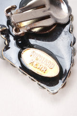 Recess Los Angeles Vintage Richard Kerr Crystal Soccer Fan Drop Earrings