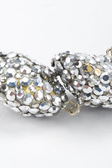 Recess Los Angeles Vintage Richard Kerr Galactic Mercury Crystal Saucer Drop Earrings