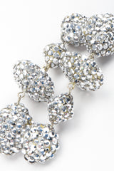 Recess Los Angeles Vintage Richard Kerr Galactic Mercury Crystal Saucer Drop Earrings