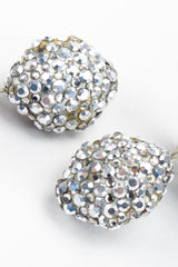 Recess Los Angeles Vintage Richard Kerr Galactic Mercury Crystal Saucer Drop Earrings